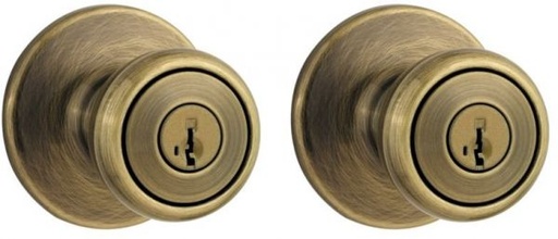 Deadbolt Double Cylinder Antique Brass Projex