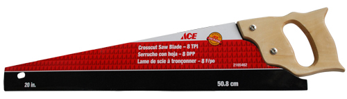 8 Tpi Crosscut Saw 20In (51Cm) Wood Handle Ace.