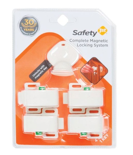 Safety 1st, White Plastic Magnetic Cabinet Locks 5 pk.