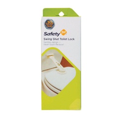 Safety 1st White Plastic Swing Shut Toilet Seat Lock 1