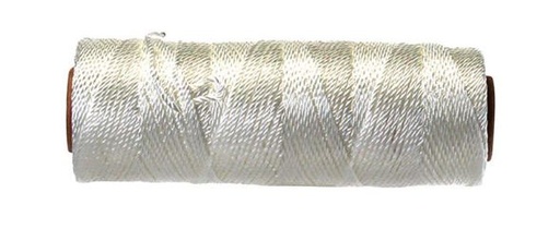 Twine Multi Purpose Twisted Nylon #21, X 131M (430Ft) Heavy Load White Ace.