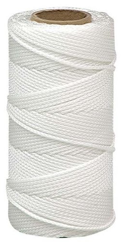 Mason Line Twisted Nylon #18 X 79M (260Ft), Medium Load White Ace