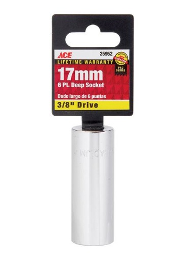 SOCKET3/8X17MM DP6PT ACE Cancel