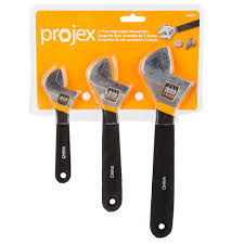 Projex Adjustable Wrench Tool 3 Piece Cancel