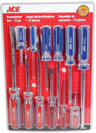 Ace 12 Piece Screwdriver Set.