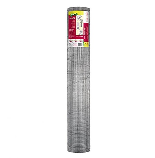 Garden Zone 24 in. W x 25 ft. L Silver Steel Hardware Cloth