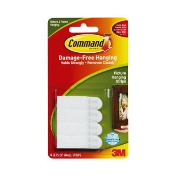 Command White Foam Picture Hanging Strips 8 pk.