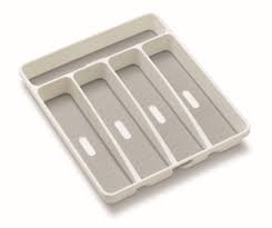 Madesmart 1.9 in. H x 12.9 in. W x 16 in. L White Plastic Silverware Tray