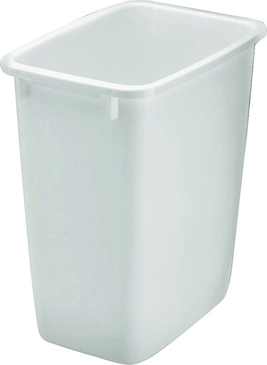 Wastebasket 36Qt White.