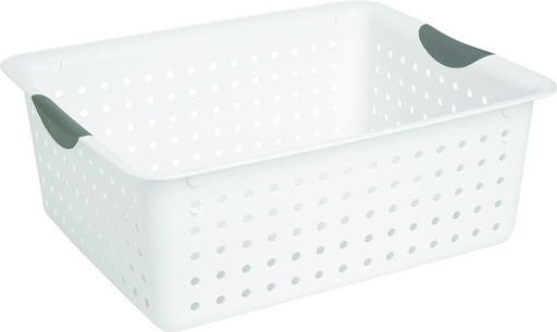 Basket 12.9X12.9X6" Wht.