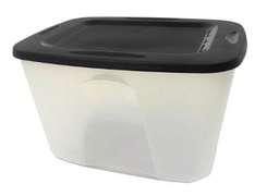 Homz 23.5 in. H x 17-1/2 in. W x 23.5 in. D Stackable Storage Tote.