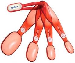 Measuring Spoons Red Abs Zyliss