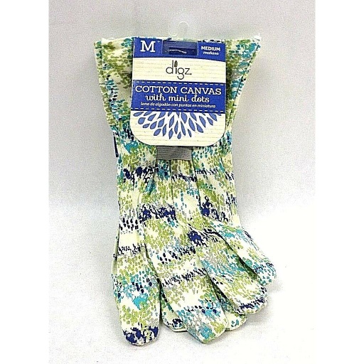 Glove Canvas W-Dots Med