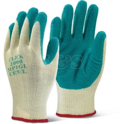 Glove Latex Coated Med