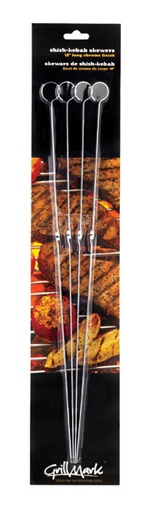 Skewer Set Of 4 45.72Cm (18In) Chrome Plated.