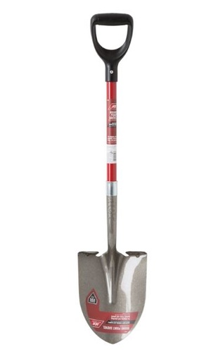 Shovel Round Point Steel 29In (73.6Cm) Fiberg