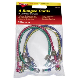 Cord Bungee Mini10&quot; 4Pk