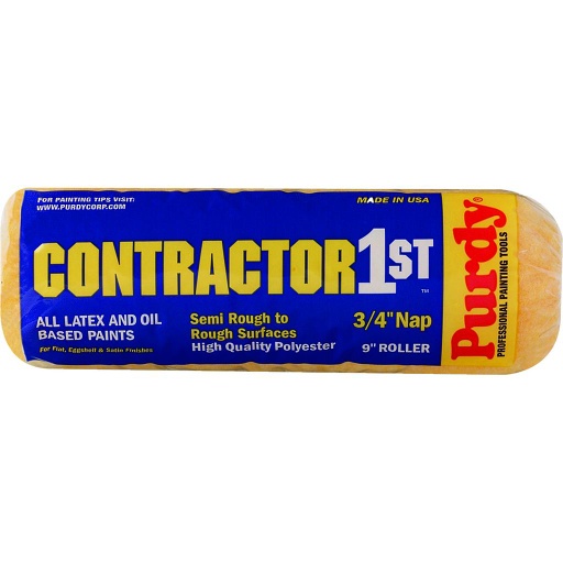 Roller Cover And Frame Professional 22.9Cm, (9In) 1.91Cm (3-4In) Nap Polyester Zinc Plated Ace