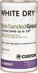 Tile Grout Dry White 1Lb