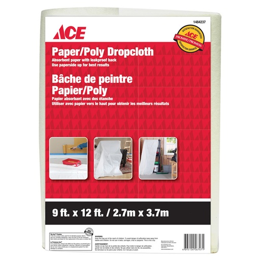 Dropcloth 9X12 Papr-Poly