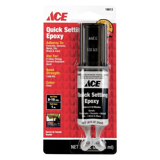 Epoxy Quick Syrng .85Oz