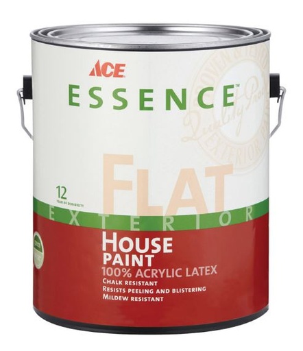 Ace Essence Flat Tintable Base Acrylic Latex House Paint Outdoor 1 gal