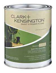 Ace Clark+Kensington Satin Red Acrylic Latex Paint and Primer Indoor and Outdoor 1 qt.