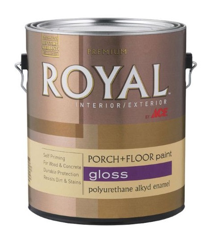 Ace Royal Gloss Ultra White Tint Base Porch & Patio Floor Paint 1 gal.