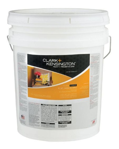 Ace Clark+Kensington Flat Ultra White Base Acrylic Latex Paint and Primer Indoor 5 gal