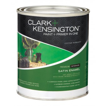 Ace Clark+Kensington, Satin Tintable Base Midtone Hi-Hide Base Paint and Primer Indoor 1 qt.