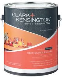 Ace Clark+Kensington, Semi-Gloss Black Acrylic Latex Paint and Primer Indoor 1 gal.