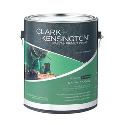 Ace Clark+Kensington Satin Tintable Base Mid Tone Interior Acrylic Latex Enamel Paint Interior 1 g