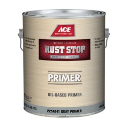 Ace Rust Stop Grey Flat Alkyd Resin Oil Primer 1 gal.