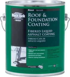 Black Jack Gloss Black Asphalt Roof And Foundation Coating 1 gal.