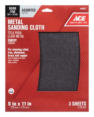 Emery Cloth Asst 3Pk Ace
