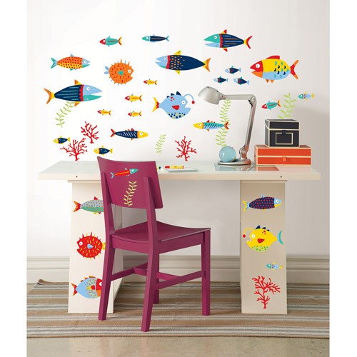 Fish Tales Applique Wall Art Kit