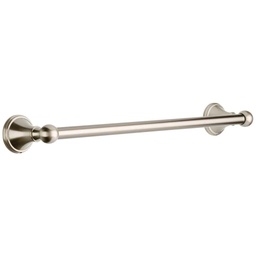 Franklin Brass Crestfield Satin Nickel Towel Bar 18 in. L Die Cast Zinc