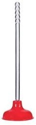 Plunger Red 6&quot; 19&quot;Handle.