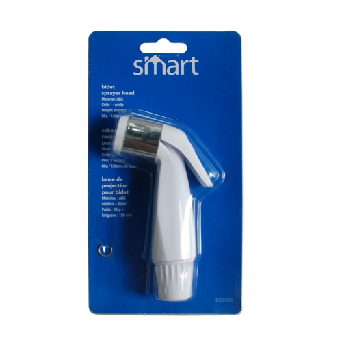 Bidet Sprayer Handheld 4.96In (126Mm) Head Abs White Smart
