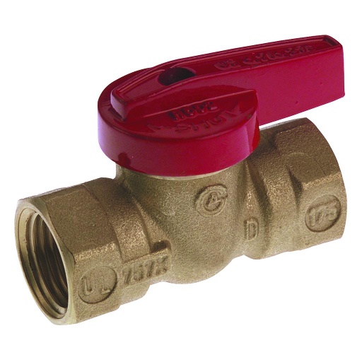 Valve Ball Gas Levr 1-2".