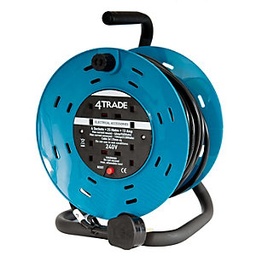 Large Open Reel 13Amp 220-240V 50-60Hz  4 Soc Cancel