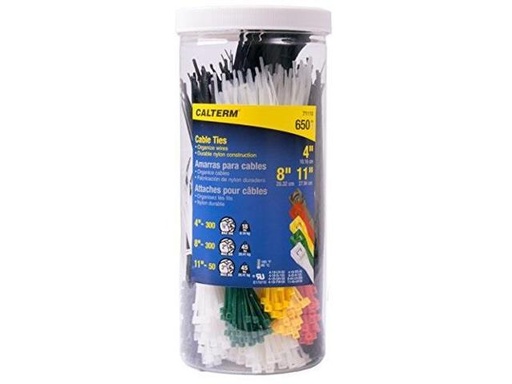 CABLE TIE ASST 650PK DS