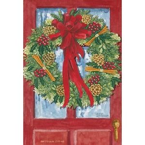 Fs Lg 18Pk Red Door Wreath              