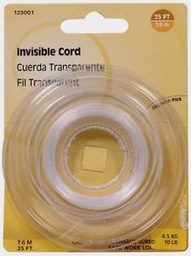 Hillman Plastic 18 Ga. Invisible Cord