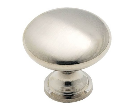 KNOB 1-3/16"RND CHROME