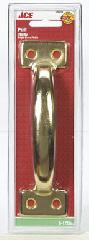 Utility Pull Handle 6  1/2In )16.51Cm) Bright Brass Ace
