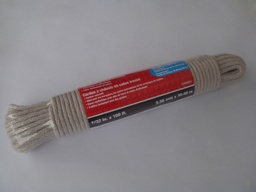 Solid Braid Cotton Sash Cord 7/32 In X 100 Ft (5.5 Mm X 30 M) Cancel