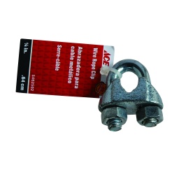 Wire Rope Clip 5/16In (7.9Mm) Galvanized Ace