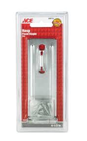 Fixed Staple Hasp 4  1/2In (11.43Cm) Zinc Ace