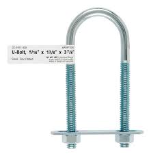 U Bolt 3 7/8In (9.8Cm) Zinc Plated Steel Ace